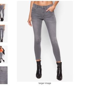 Topshop Moto Grey Leigh Jeans gray /Petite W24